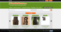 Desktop Screenshot of jevendsmescheveux.com